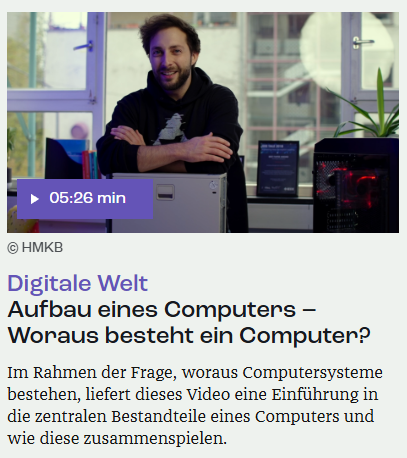 Videoreihe Digitale Welt HMKB