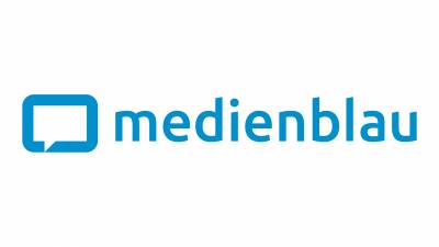 Logo Medienblau